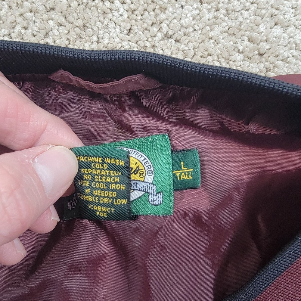 Cabelas Pullover Windbreaker V-Neck Long Sleeve O… - image 6